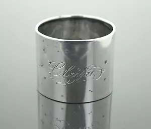 Geo. Anello Tovagliolo C. Shreve & Co. San Francisco Argento Sterling - Foto 1 di 4