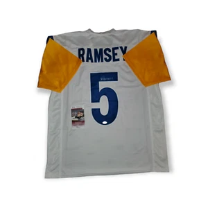 LOS ANGELES RAMS JALEN RAMSEY AUTOGRAPHED SIGNED JERSEY JSA COA - Picture 1 of 3