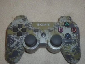 SONY PLAYSTATION 3 PS3 WIRELESS CONTROLLER CECHZC2U DUALSHOCK SIXAXIS URBAN CAMO - Picture 1 of 4