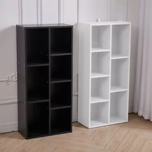 Wooden 5 7 Cubes Storage Display Unit Bookcase Bookshelf Home Room Divider Shelf - Picture 1 of 29
