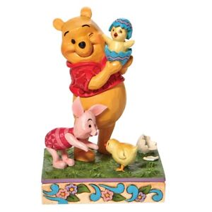Disney Traditions Easter Pooh & Piglet Figurine 6010103 Spring Surprise New