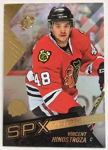 2015-16 VINCENT HINOSTROZA UPPER DECK SPX ROOKIES SP #108 BLACKHAWKS - Picture 1 of 1
