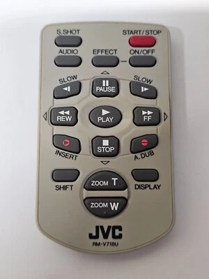 Genuine Original  JVC RM-V718U Camcorder Remote Control  for GRD200EK - Image 1 of 4