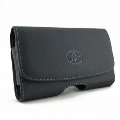 CASE BELT CLIP LEATHER HOLSTER PROTECT COVER LOOPS POUCH CARRY for CELL PHONES - Image 1 of 4