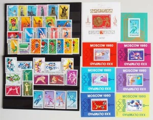 BULGARIA 1979-81 OLYMPICS, XF MNH** Complete Sheet + Set Collection, Sport Stamp - Picture 1 of 1