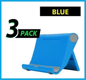 3 Pack Cell Phone Stand Foldable Desk Holder Mount Dock Cradle for iPhone Tablet