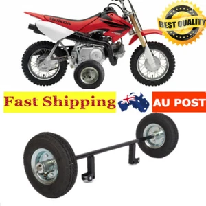 Black Motorcycle Training Wheels Fit HONDA XR50 CRF50 Z50 KIDS DIRT BIKE - Picture 1 of 12