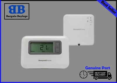 Honeywell T3R Wireless 7 Days Programmable Room Thermostat & Receiver BOILERPLUS - Image 1 of 3