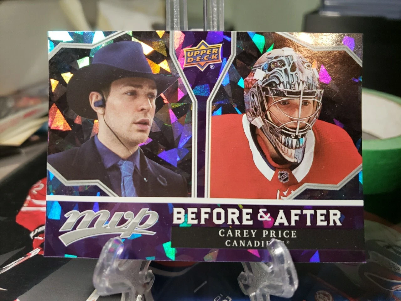 2021-22 UD MVP Before And After Gems #BA-4 Carey Price Mint Condition