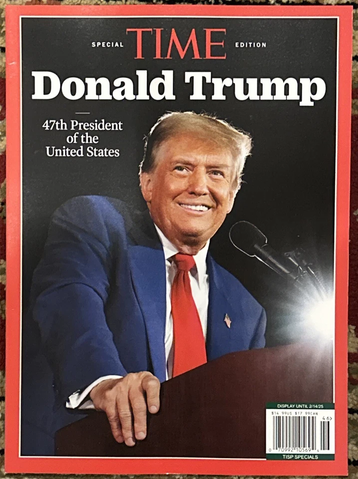 Time Magazine Special Issue Donald Trump 47th President of the United States Foto 1 de 1
