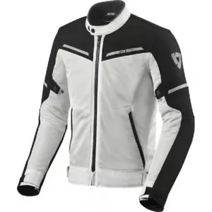 Rev'it Airwave 3 Summer Motorcycle Jacket Gray Silver Black - Picture 1 of 3