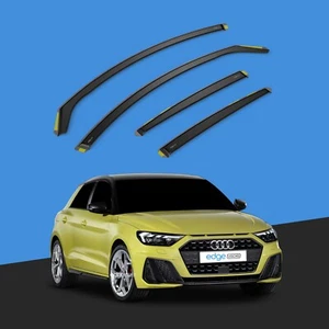 AUDI A1 MK2 2018-onwards 5 Door Hatchback Wind Deflectors 4pc Tinted - Picture 1 of 10
