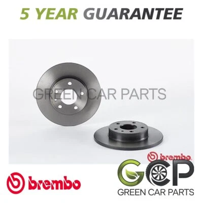 Discos de freno traseros Brembo para Alfa Romeo Spider GTV 1.8 2.0 3.0 3.2 Foto 1 de 4