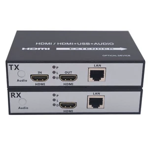 HDMI over Cat5 Extender HDMI Ethernet Converters RJ45 cable up 150m High Quality - Picture 1 of 7