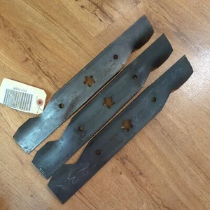 3PK 95-052 Mower Blade 15-1/2" Replaces Husqvarna 157033 130652 145708 - Picture 1 of 2