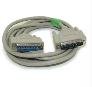 6 Ft DB25 Male to Male Serial Cable - Picture 1 of 1