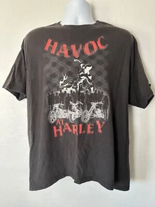 Harley-Davidson - Camiseta manga corta Havoc Collaboration, XLarge negra - Imagen 1 de 8