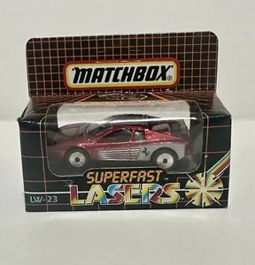 1987 Matchbox Superfast Lasers Ferrari Testarossa LW-23 RARE RED Unpunched Card - Picture 1 of 3