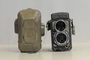 Rolleiflex Grey 4x4 Camera with Case & Strap Lugs - Picture 1 of 9