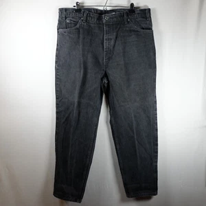 Vintage Levi 550 40x30 Orange Tab 1995 Black Relaxed Fit Tapered Leg - Picture 1 of 9