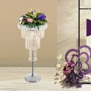 Portafiori, Portafiori da Matrimonio con LED, Portafiori a 4 Livelli - Foto 1 di 19