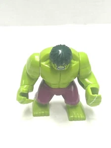 Lego Hulk 76078 Big Figure with Dark Green Hair Avengers Super Heroes Minifigure - Picture 1 of 7