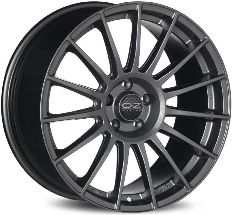 Sommerräder Tesla S Alufelgen OZ Superturismo LM 19 Zoll graphit grau Pirelli - Bild 1 von 2