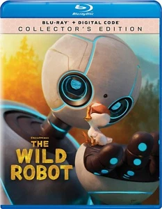 The Wild Robot - Collector's Edition Blu-ray + Digital Blu-ray NEW - Picture 1 of 3