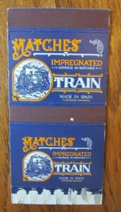 TRAIN RELATED MATCHBOX COVER: TRAIN MATCHES (SPAIN) -G25 - Picture 1 of 1