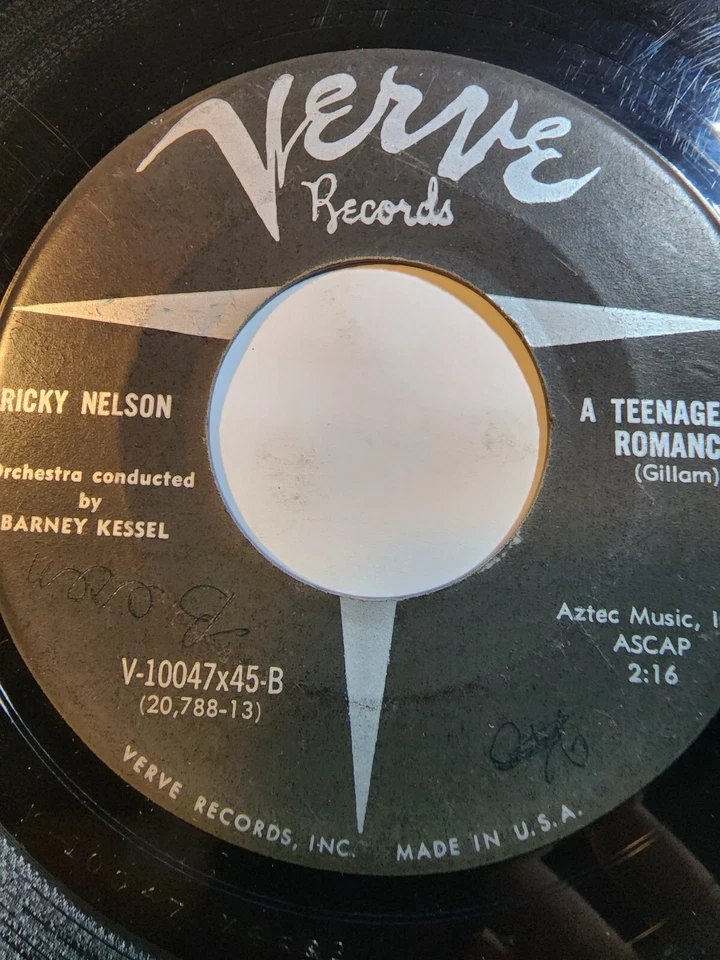 Ricky Nelson - I'm Walking /A Teenager's Romance - Verve GOOD+ F203 - Image 1 of 1