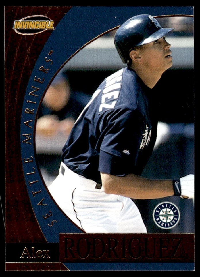 1999 Pacific Invincible Flash Point Alex Rodriguez Seattle Mariners #19 R133 - Image 1 of 2