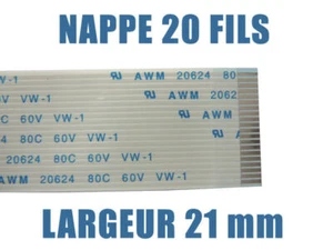 ZIF LIF FPC AWM TISCHDECKE - 20 DRAHT - 21mm x 100mm - Bild 1 von 1
