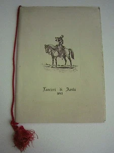 Decorazioni Comandanti  Lancieri Aosta 1957 Cavalleria Calendario - Foto 1 di 1