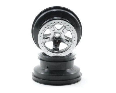 Traxxas Felgen Satin Chrom 12mm TRX5872 Slash 4x4, Slash 4x4 HD VXL, Slash 2WD . - Bild 1 von 2