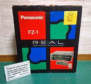 NEW Panasonic 3DO REAL FZ-1 Japan *GREAT BOX FOR COLLECTION - PREMIUM* - Picture 1 of 5