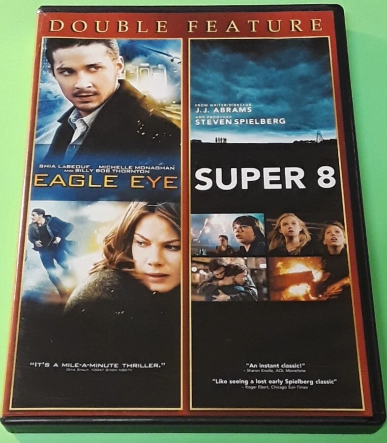 Eagle Eye Super 8 Double Feature DVD Set Drama Thriller Mystery Spielberg Movies - Image 1 of 1