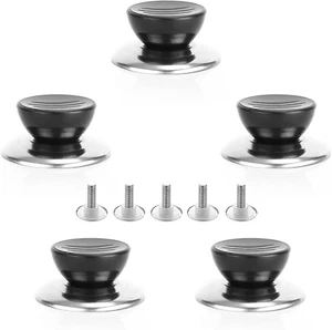 5 Stück Topfdeckelknopf, Topfdeckelgriff, Topfdeckel Griff Universal, Pan Lid Co - Bild 1 von 12