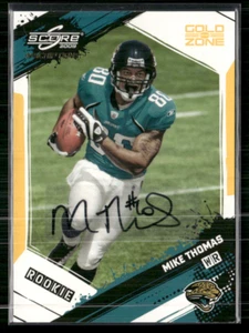 Mike Thomas 2009 Score Gold Zone Inscriptions Auto 45/50 - Picture 1 of 2