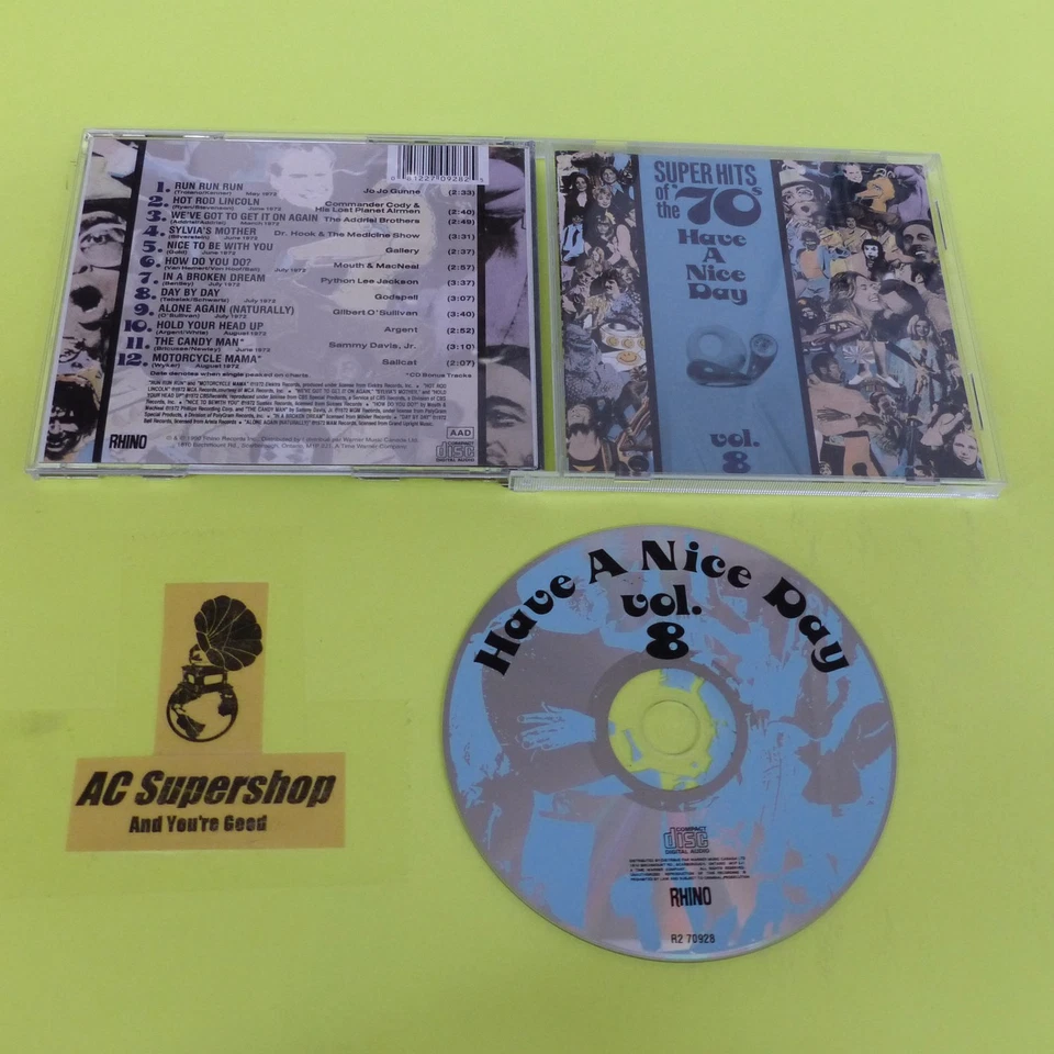 Super Hits Of The 70S Have A Nice Day Volume 8 - CD Compact Disc - Image 1 of 1