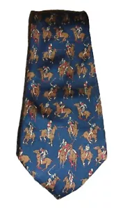 SALVATORE FERRAGAMO Hombres Diseñador Polo 100% Seda Estampado Corbata 3 1/2" x 61" - Imagen 1 de 5