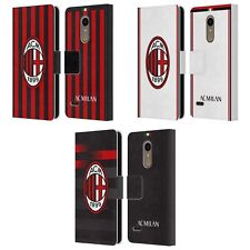 OFFICIAL AC MILAN 2017/18 CREST KIT LEATHER BOOK WALLET CASE FOR LG PHONES 1