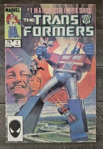 Transformers 1 1984 First Appearance Of Transformers Optimus Prime Key Marvel - Picture 1 of 5