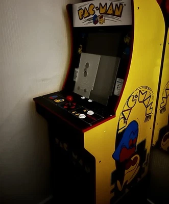 Arcade1UP 7030 Pac-man Machine, Black used only once, in excellent condition - Image 1 of 3