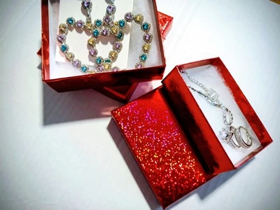 Deslumbrante conjunto de joyas de 3 piezas cumpleaños, vacaciones  Foto 1 de 4