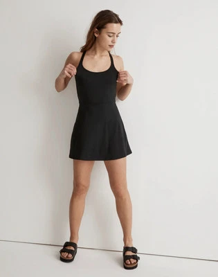 Madewell MWL Flex Cutout Fitness Dress Black Womens Sz Small Tennis Pickleball - Image 1 of 4