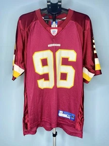 Vintage Reebok On-Field Washington Redskins #96 Griffin NFL Jersey Size M ๐ - Picture 1 of 14
