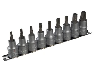 Teng M1213TX Socket Clip Rail Set of 9 Internal TORX 1/2in Drive TENM1213TX - Picture 1 of 1