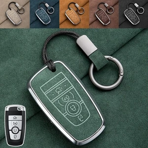 Zinc Alloy Car Key Fob Case Cover For Lincoln MKC Continental MKZ MKX Navigator - Picture 1 of 18