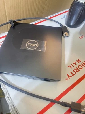 Dell DVD+R Drive GU60N with Dell K01B eSATA External eMedia Bay & Cable(D16) - Image 1 of 4