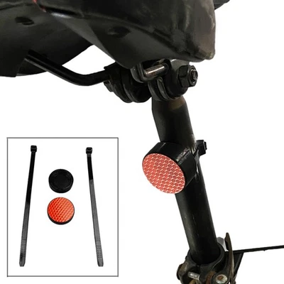 Soporte de montaje de bicicleta protector anti-perdida con reflector para rastreador AirTag c Foto 1 de 4